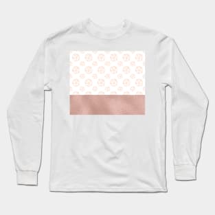 Blush succulents en rose gold Long Sleeve T-Shirt